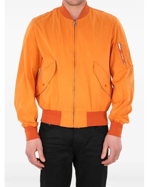 Bomber Con Zip di C P Company in Orange da Uomo