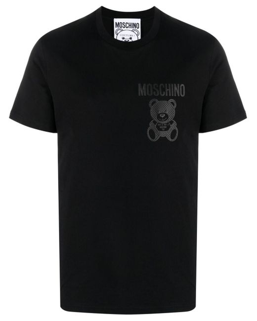 Moschino Black 'teddy' T-shirt for men