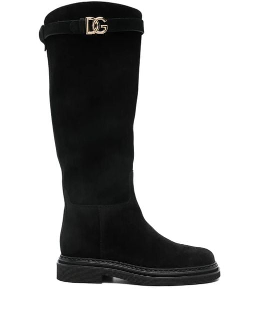 Dolce & Gabbana Black High Boots