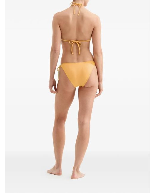 Eres Metallic Mouna Triangle Bikini Top