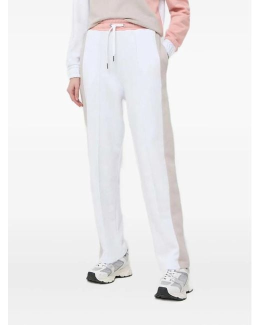 ARMANI EXCHANGE White Jogginghose mit Logo-Print