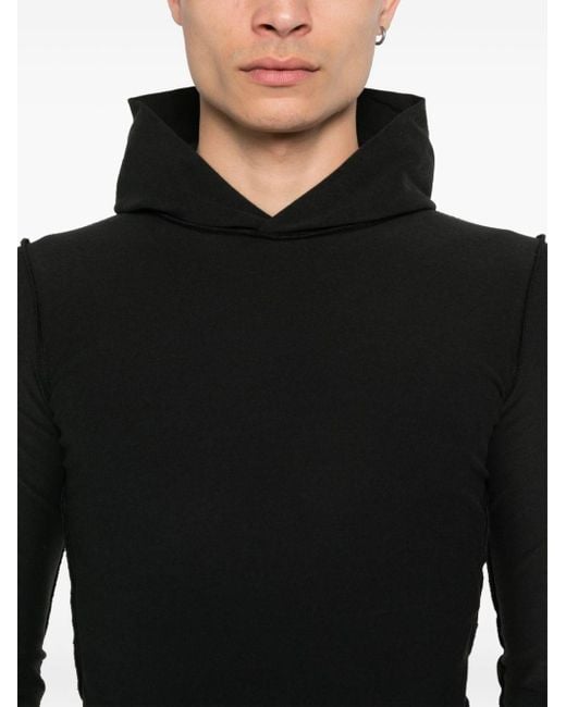 Hoodie à coutures visibles Balenciaga en coloris Black