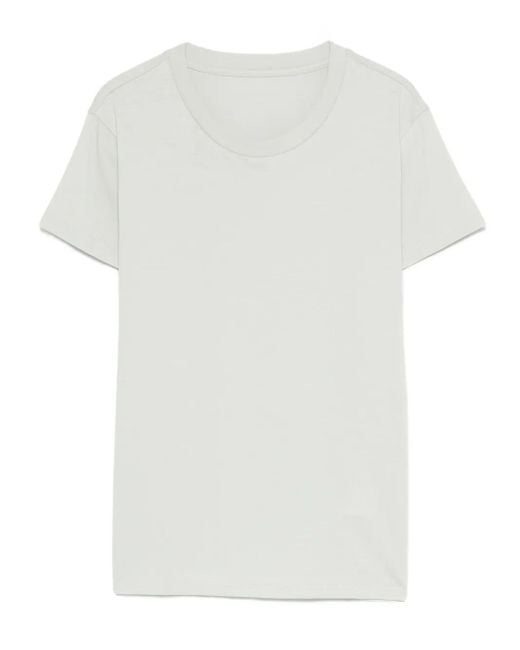 6397 White Short-Sleeve Crew-Neck T-Shirt