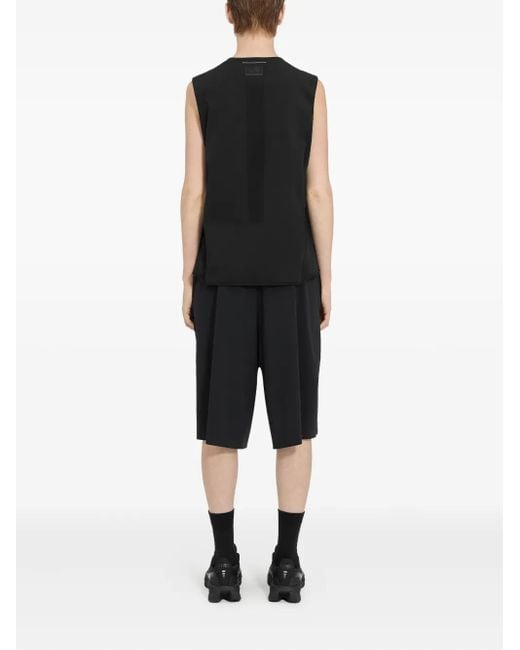 MM6 MAISON MARGIELA X SALOMON Black X Salomon Logo-Print Tank Top