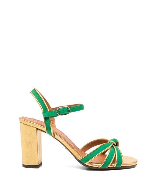 Chie Mihara Green Knot-Detail Sandals