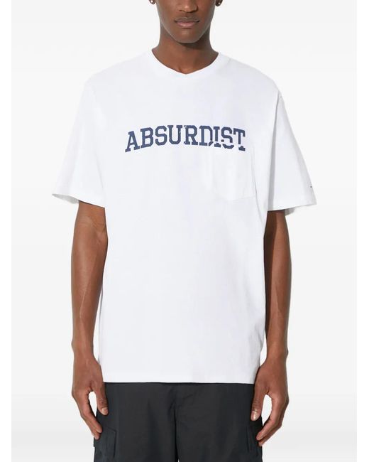 Engineered Garments White Pocket T-Shirt for men
