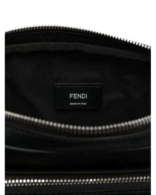 Fendi Shadow Diagonal Kuriertasche in Black für Herren
