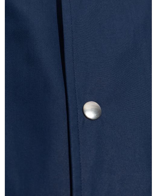 Sobrecamisa con botones a presión Jil Sander de color Blue