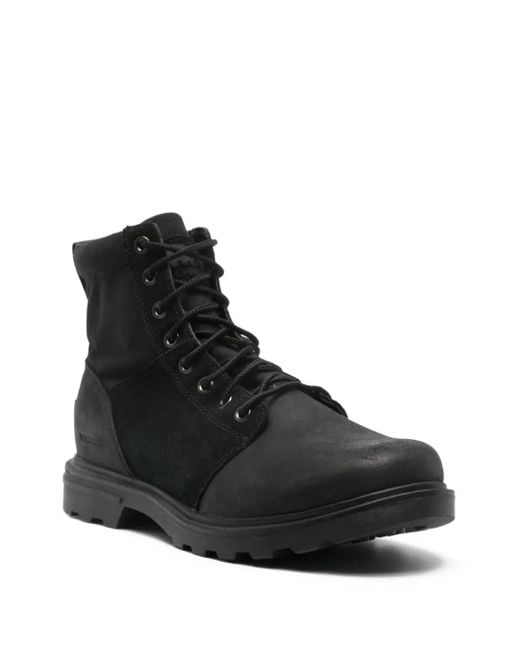Sorel Black Carson Six Wp Boots for men
