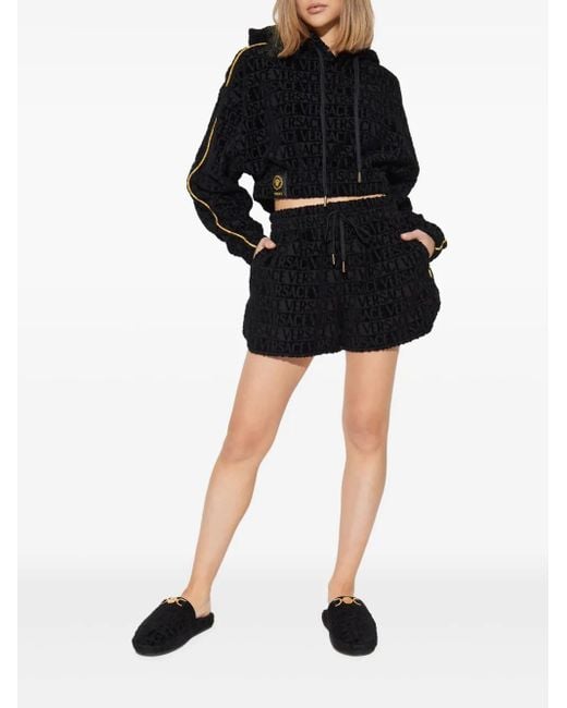 Versace Black I Baroque Shorts