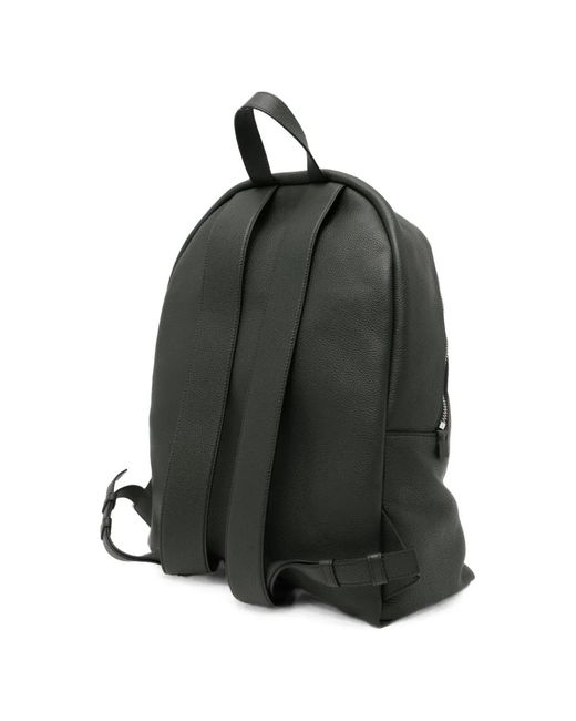 Tom Ford Black Leather Backpack for men