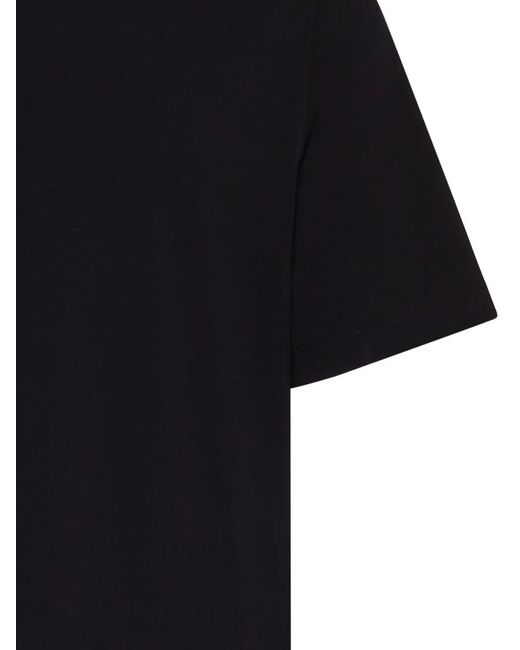 Brunello Cucinelli Black Crew-Neck Cotton Jersey T-Shirt for men