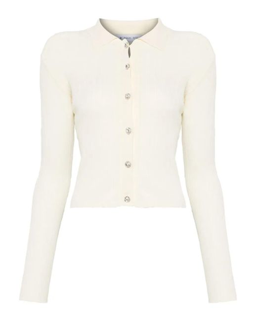Manuel Ritz White Geripptes Top
