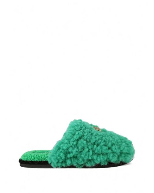 Kurt Geiger Green Kensington Slippers