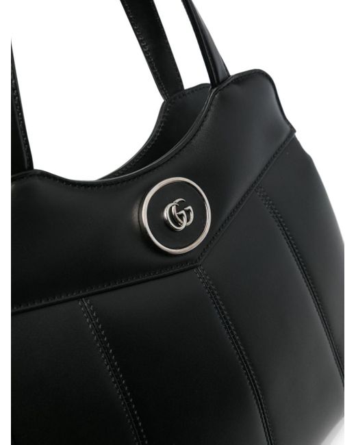 Petit sac porté épaule Petite GG Gucci en coloris Black