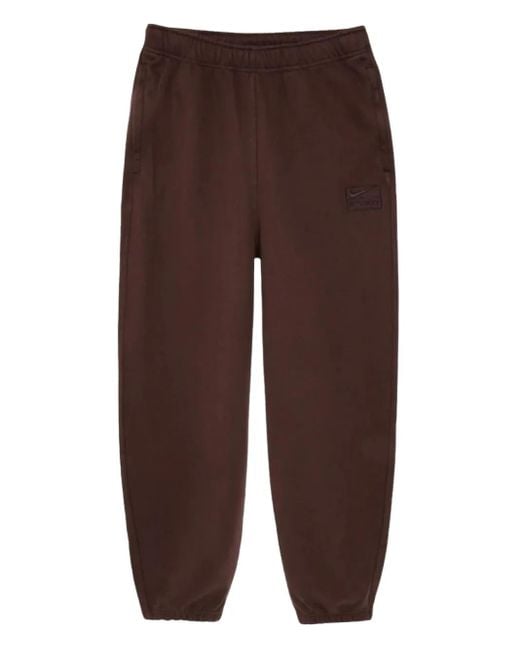 Stussy Brown X Nike Track Pants for men