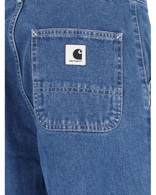 Vaqueros Con Parche Del Logo Carhartt de color Blue