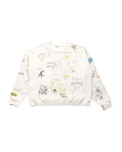 PALY White Cotton Sweater