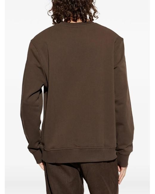 Samsøe & Samsøe Brown Joel Crewneck Sweatshirt for men
