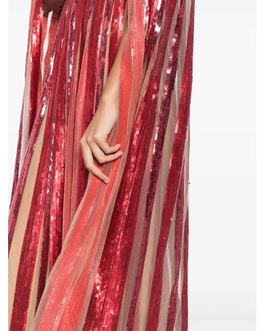 Elie Saab チュール ドレス Red