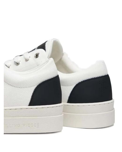 Filling Pieces White Low-Top Sneakers for men