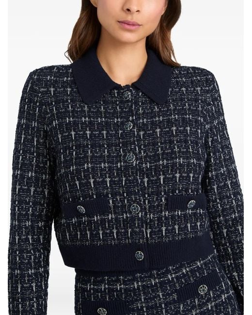 Cinq À Sept Blue Ainara Cardigan mit Kragen