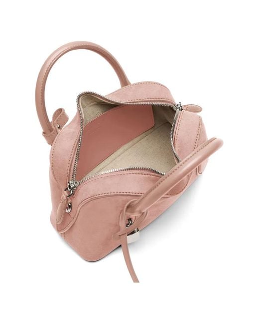 Stella McCartney Pink Ryder Suede-Effect Crossbody Bag