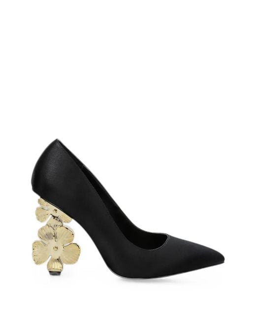 Kat Maconie Black Escarpins À Talon À Fleurs