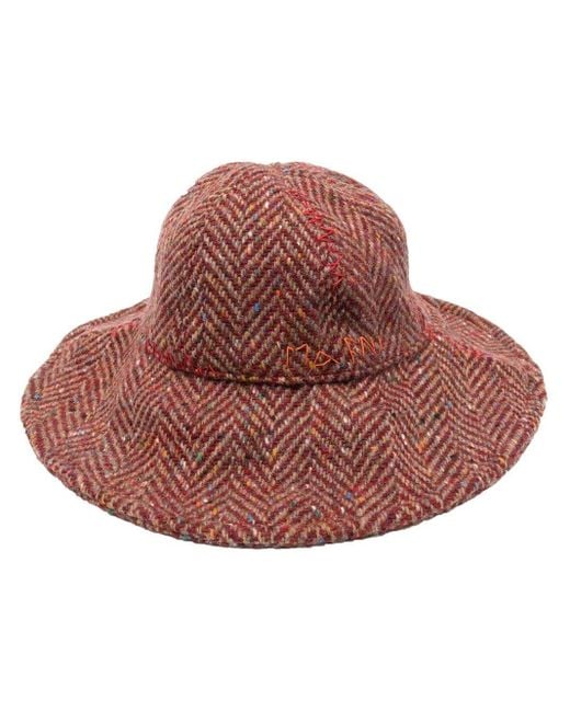 Marni tweed embroidered sun hat lyst