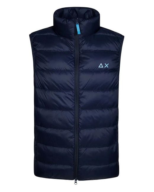 Sun 68 Bodywarmer Met Logo in het Blue voor heren