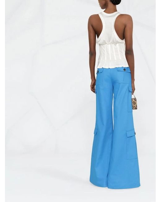 Tom Ford White Panelled-Bodice Tank Top