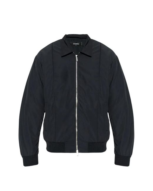 DSquared² Blue Bomber Jackets for men