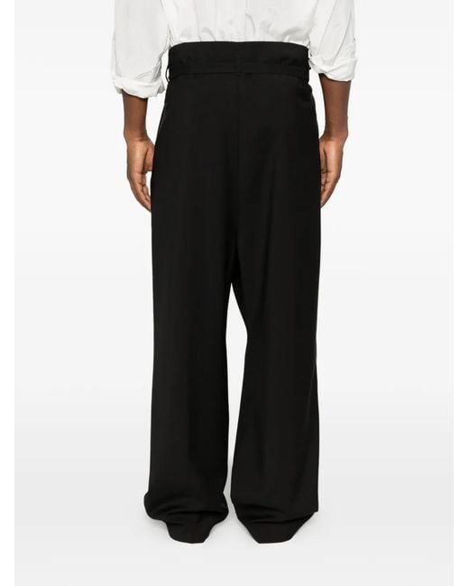 Fear Of God Black Pantalon À Taille Nouée Et Design Portefeuille for men