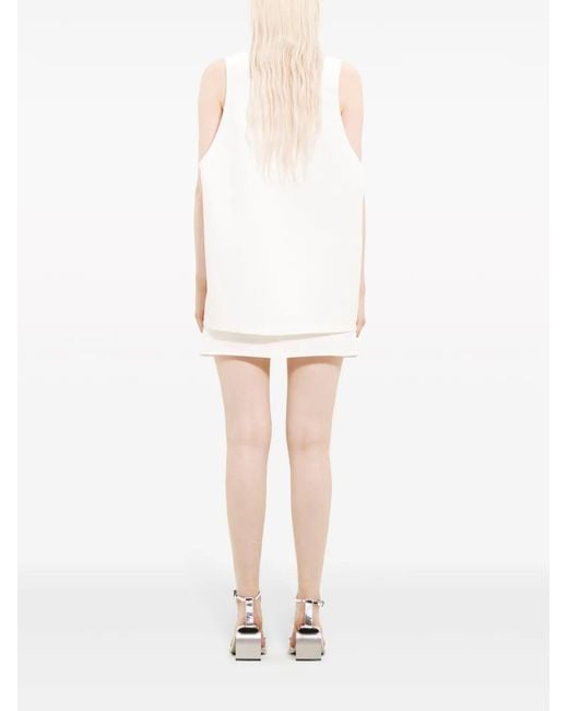 Courreges White Holistic Vest Top