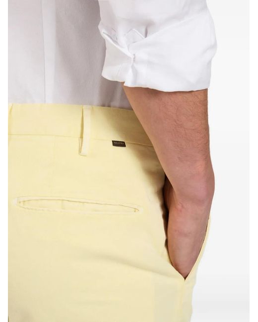 Incotex White Slim-Fit Trousers for men