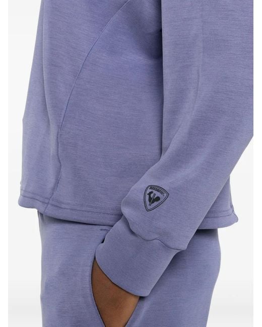 Rossignol Purple Half-Zip Scuba Jacket