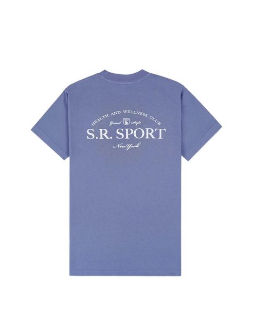 Sporty & Rich Blue Wimbledon T-Shirt