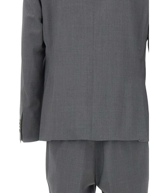 メンズ Santaniello メランジ スーツ Gray