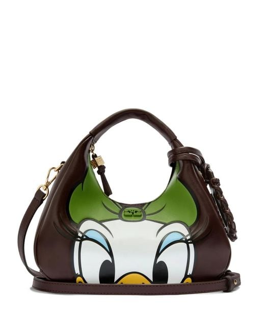 Ganni Green Daisy Duck Mini Shoulder Bag