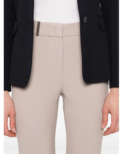 Pantalones estilo capri Peserico de color Natural