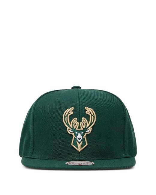 Mitchell & Ness Green Milwaukee Bucks Nba Team Ground 2.0 Baseball Cap for men