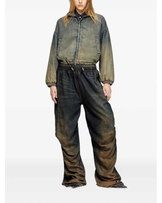 DIESEL Blue De-Flower-Jacket