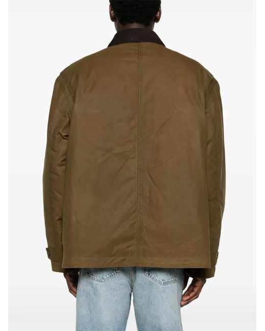 Filson Brown Tin Cloth Field Jacket for men