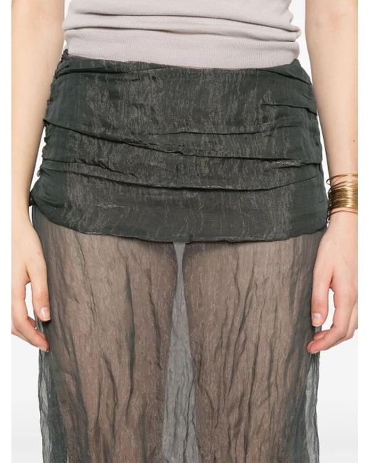 Jupe À Design Drapé Paloma Wool en coloris Gray