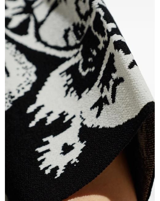 Ulla Johnson Black Bluse mit Blumen-Print