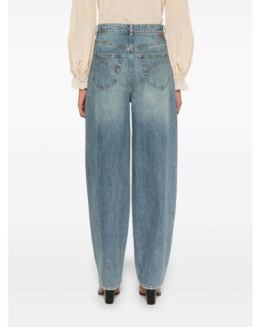 Zimmermann Blue Barrel Jeans