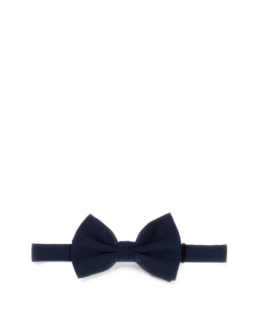 Prada Blue Satin Bowtie for men