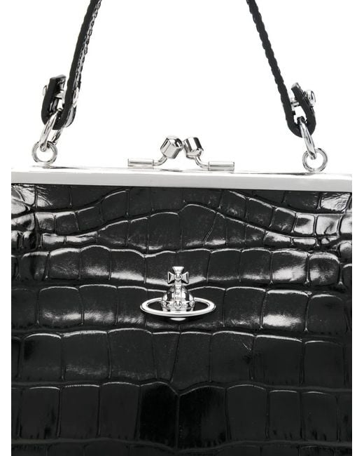 Vivienne Westwood Black Granny Frame Clutch