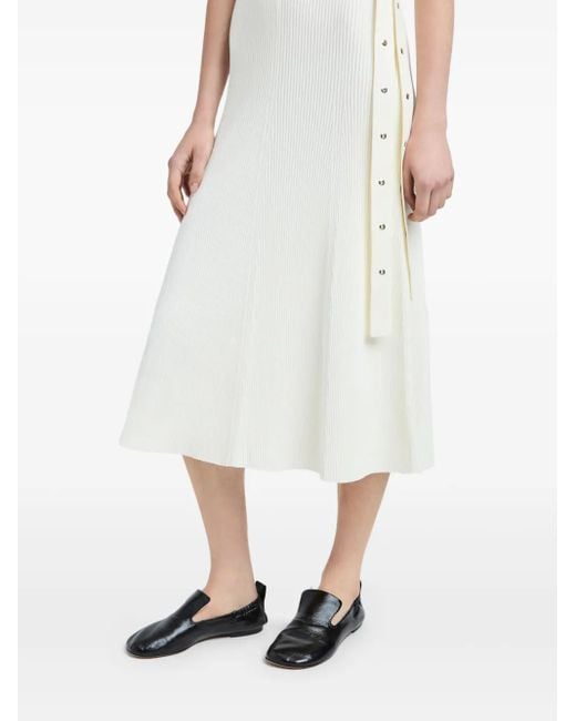 Proenza Schouler White Madeline Midi Dress
