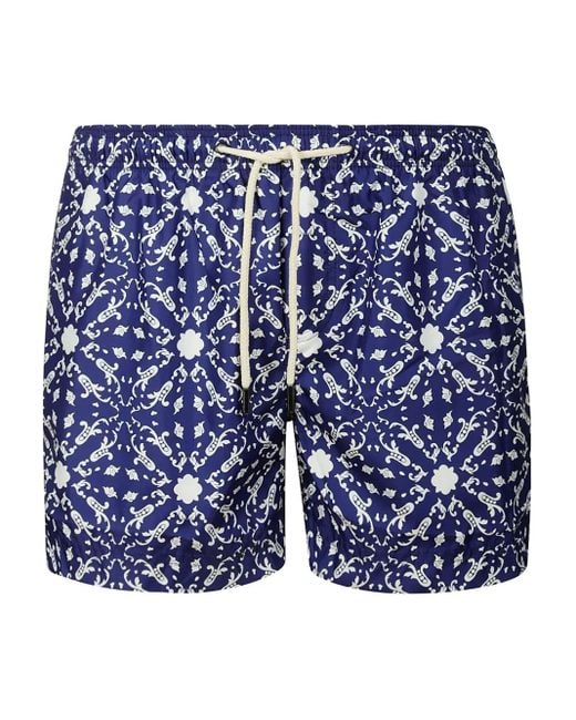 Short De Bain À Fleurs Peninsula pour homme en coloris Blue